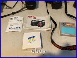 Vintage Pentax Program Plus 35mm SLR Camera Bundle Tokina 35-200mm Lens Kalt UV Vintage Pentax Program Plus 35mm SLR Camera Bundle Tokina 35-200mm Lens Kalt UV