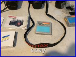 Vintage Pentax Program Plus 35mm SLR Camera Bundle Tokina 35-200mm Lens Kalt UV