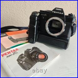 Vintage Pentax Super A 35mm SLR Camera Body with Pentax Motor Drive A