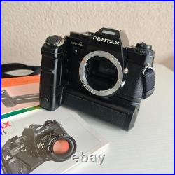 Vintage Pentax Super A 35mm SLR Camera Body with Pentax Motor Drive A