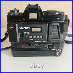 Vintage Pentax Super A 35mm SLR Camera Body with Pentax Motor Drive A