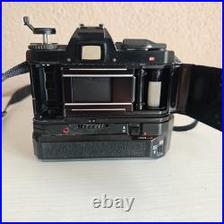 Vintage Pentax Super A 35mm SLR Camera Body with Pentax Motor Drive A