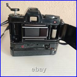 Vintage Pentax Super A 35mm SLR Camera Body with Pentax Motor Drive A