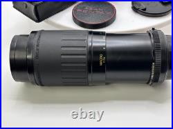 Vintage Pentax k1000 film camera kit 50mm & 70-210 lenses serviced