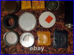 Vintage Photography Camera Lens Accessory Lot Old House Estate