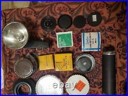 Vintage Photography Camera Lens Accessory Lot Old House Estate