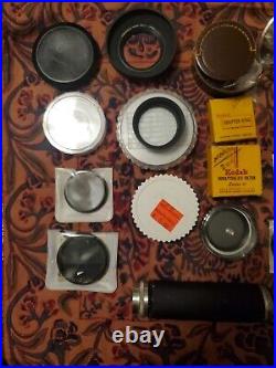 Vintage Photography Camera Lens Accessory Lot Old House Estate