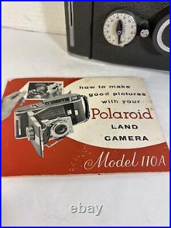 Vintage Polaroid 110A Pathfinder Land Camera WithRodenstock Ysarex 127mm F4.7 Lens