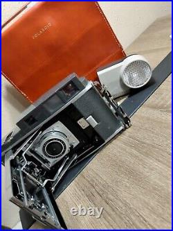 Vintage Polaroid Land Camera Model 110B with Lense, Case & Accessories incl books