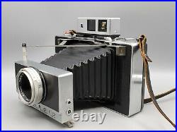 Vintage Polaroid Land Camera Model 180 with Tominon 114mm f4.5 Lens & Meter READ