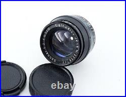 Vintage Portrait Black Jupiter 8 2/50mm M39 FED Zorki Leica RF Lens L39 Sonnar