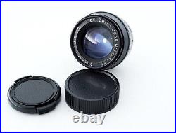 Vintage Portrait Black Jupiter 8 2/50mm M39 FED Zorki Leica RF Lens L39 Sonnar