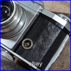Vintage Praktica 35mm Camera Tessar Carl Zeiss Jena Lens 13.5 5cm Rare
