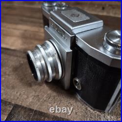 Vintage Praktica 35mm Camera Tessar Carl Zeiss Jena Lens 13.5 5cm Rare