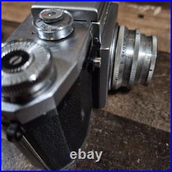 Vintage Praktica 35mm Camera Tessar Carl Zeiss Jena Lens 13.5 5cm Rare