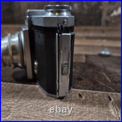 Vintage Praktica 35mm Camera Tessar Carl Zeiss Jena Lens 13.5 5cm Rare