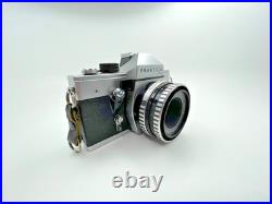 Vintage Praktica LTL 35mm SLR Film Camera with Carl Zeiss Jena 50mm Lens