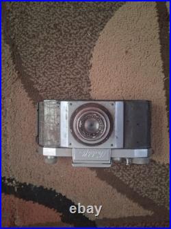 Vintage Praktiflex FX 35mm Film Camera Germany Practicar Lens Leather Case