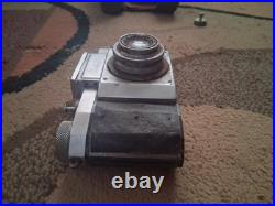 Vintage Praktiflex FX 35mm Film Camera Germany Practicar Lens Leather Case