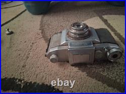 Vintage Praktiflex FX 35mm Film Camera Germany Practicar Lens Leather Case