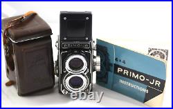 Vintage Primo Jr Tlr Camera With 6cm F2.8 Topcor Lens, Case And Instruction 1958