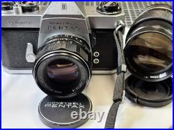 Vintage Rare Honeywell Pentax SPII 35mm Camera with two lenses