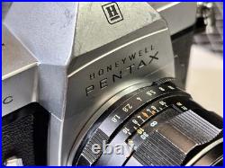 Vintage Rare Honeywell Pentax SPII 35mm Camera with two lenses