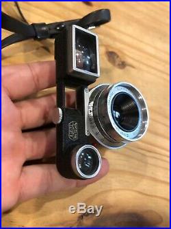 Vintage Rare Leica M5 Black body Range Finder 35mm Camera With Summaron F=3.5 Lens
