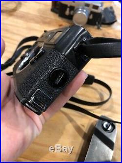 Vintage Rare Leica M5 Black body Range Finder 35mm Camera With Summaron F=3.5 Lens