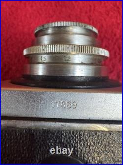 Vintage Rare WWII Praktiflex 1st Gen SLR Camera Victar 2.9/50mm Low Serial 17869 Vintage Rare WWII Praktiflex 1st Gen SLR Camera Victar 2.9/50mm Low Serial 17869