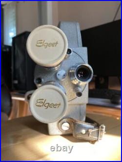 Vintage Revere 16mm Movie Camera Working Elgeet 12mm, 75mm, Raptar 25mm Lens