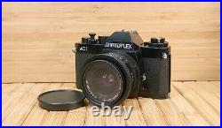 Vintage Revueflex AC1 SLR Camera, 28mm Lens, 200mm Lens, Revue Motor 35