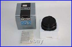 Vintage Ricoh Rikenon P 50/2 12 50mm Camera Lens In Box Excellent Cond