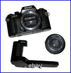 Vintage Ricoh XR-P Multi-Program Camera Bundle Zoom Lens Speedlite Flash + MORE