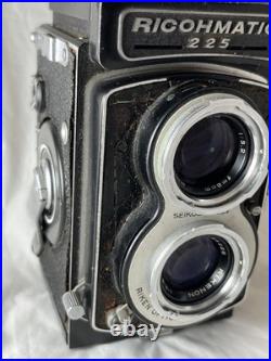 Vintage Ricohmatic 225 Film Camera TLR Twin Lens Reflex withCase and Strap AS IS Vintage Ricohmatic 225 Film Camera TLR Twin Lens Reflex withCase and Strap AS IS