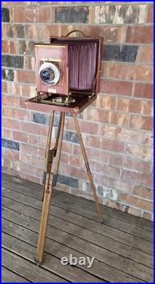 Vintage Rochester Premo View Camera Outfit With Tripod & Lenses