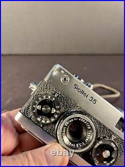 Vintage Rollei 35, 35mm Camera Tessar 40mm f/3.5 lens Not Film Tested