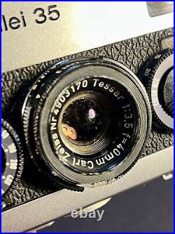 Vintage Rollei 35, 35mm Camera Tessar 40mm f/3.5 lens Not Film Tested