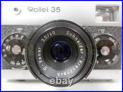 Vintage Rollei 35mm Singapore Film Camera with Schneider- Kreuznach 40mm Lens