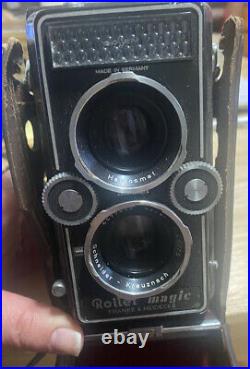 Vintage Rollei Magic II TLR Film Camera Xenar 13.5/75 Lens, Germany