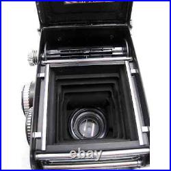 Vintage Rollei Rolleiflex 3.5F Camera WithZeiss Planar 75mm Lens