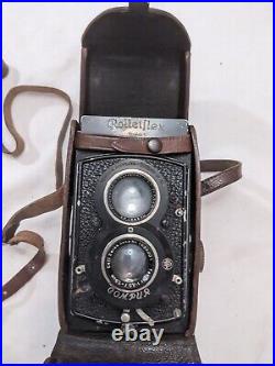 Vintage Rolleiflex Conpur 1935 TLR Camera w 75mm Standard f/3.5 Type 3 lens