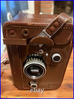 Vintage Rolleiflex TLR Camera Zeiss Tessar 75mm f/3.5 with Case Rollei Filters Kit Vintage Rolleiflex TLR Camera Zeiss Tessar 75mm f/3.5 with Case Rollei Filters Kit