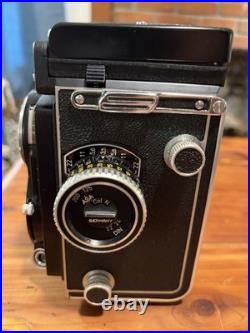 Vintage Rolleiflex TLR Camera Zeiss Tessar 75mm f/3.5 with Case Rollei Filters Kit Vintage Rolleiflex TLR Camera Zeiss Tessar 75mm f/3.5 with Case Rollei Filters Kit