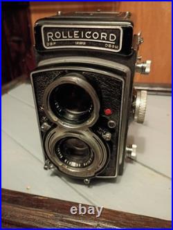 Vintage Rolliecord V TLR 120 Film Camera Xenar 75 Mm F/3.5 Shutter Fires Read