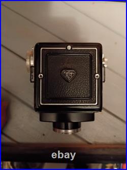 Vintage Rolliecord V TLR 120 Film Camera Xenar 75 Mm F/3.5 Shutter Fires Read