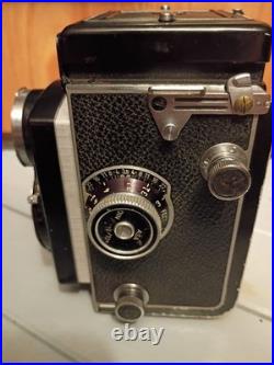 Vintage Rolliecord V TLR 120 Film Camera Xenar 75 Mm F/3.5 Shutter Fires Read