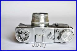 Vintage Russian Rangefinder Photo Camera LENINGRAD Lens Jupiter 8