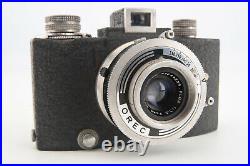 Vintage SEM Baby French Made 35mm Camera with Som Berthiot Flor 45mm Lens V04