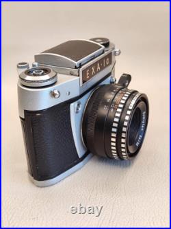 Vintage SLR camera 35 mm EXA-1a Domiplan f2.8/50 with lens Germany Vintage SLR camera 35 mm EXA-1a Domiplan f2.8/50 with lens Germany